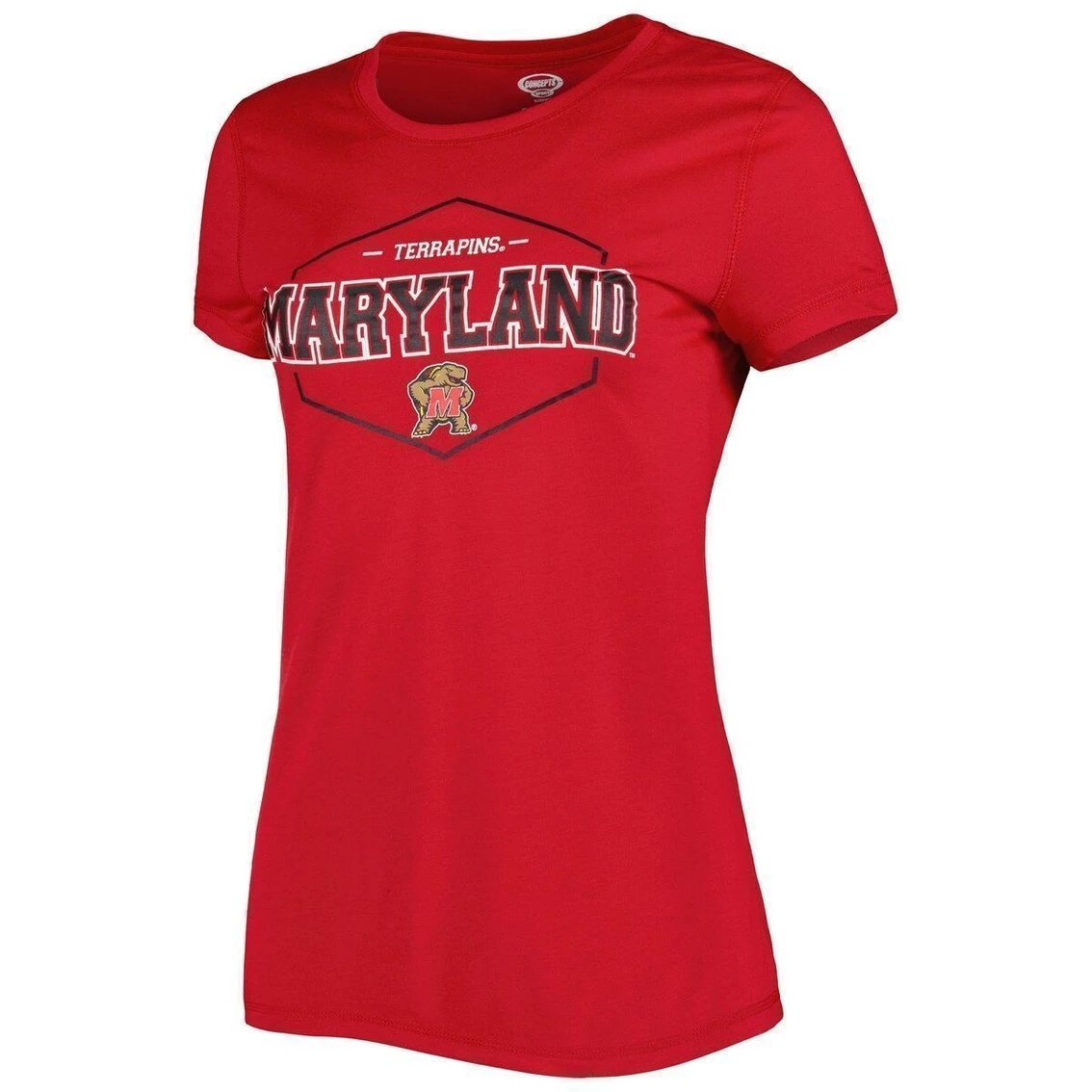 Cheapest 𧨠Women's Concepts Sport Red/Black Maryland Terrapins Badge T-Shirt & Flannel Pants Sleep Set π₯° - Image 3