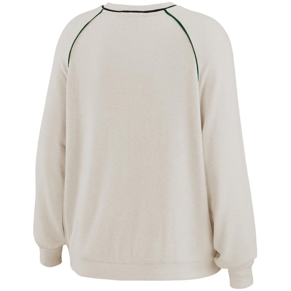 Outlet β¨ Women's WEAR By Erin Andrews Oatmeal Dallas Stars Raglan Pullover Sweatshirt & Pants Lounge Set π - Image 4