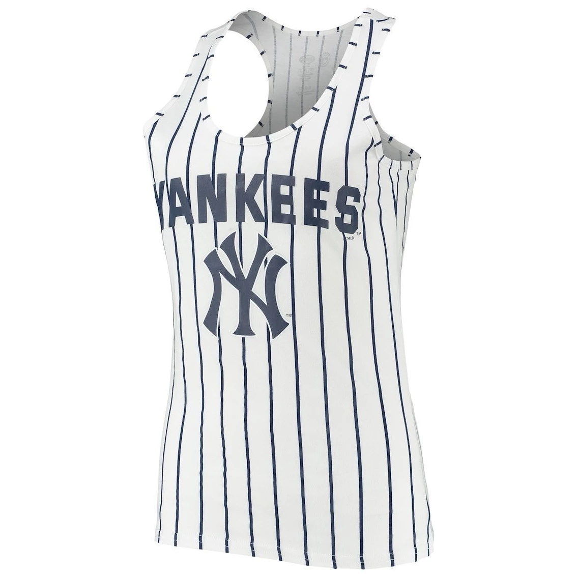 Best deal π₯° Women's Concepts Sport Navy/White New York Yankees Vigor Racerback Tank Top & Shorts Sleep Set π - Image 3