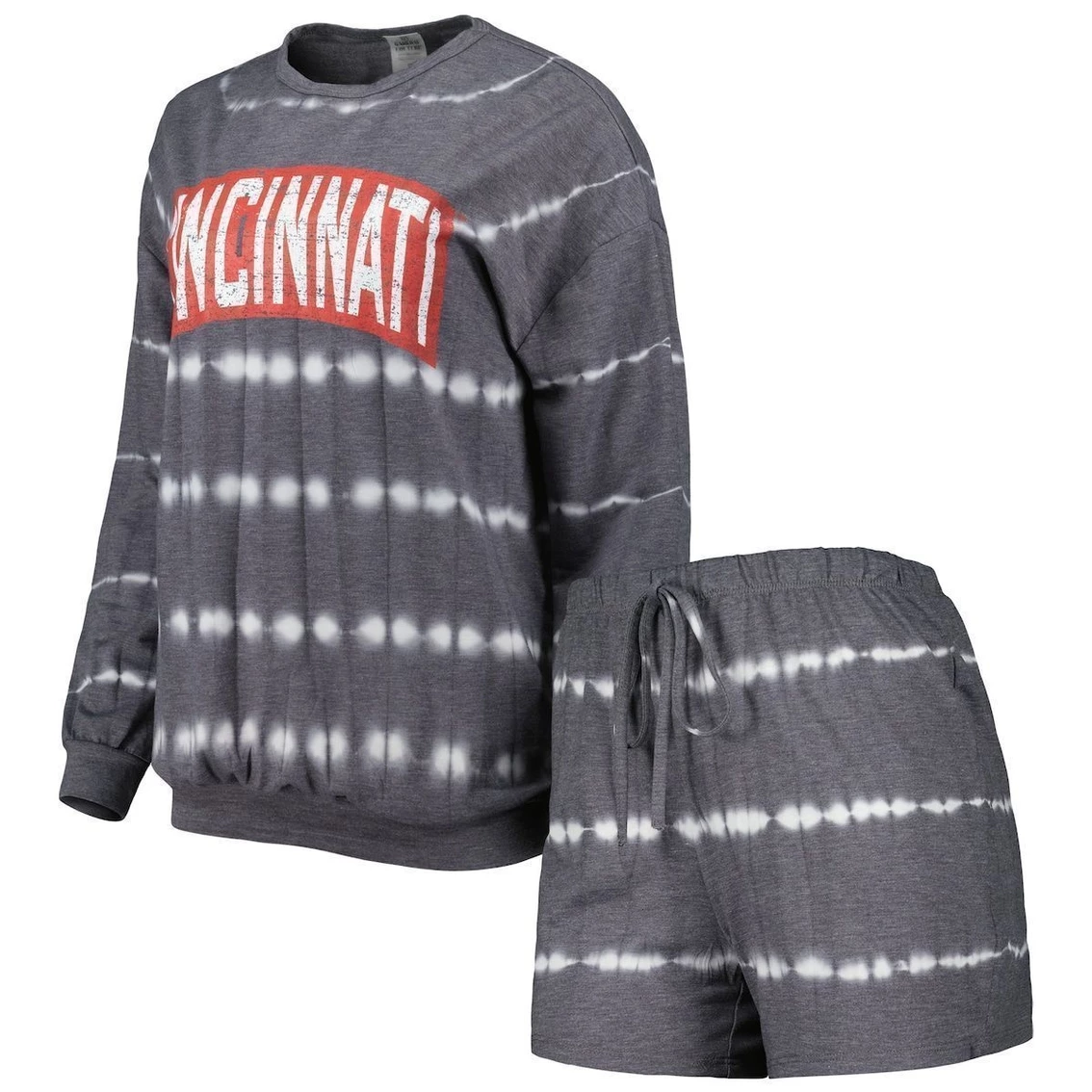 Top 10 π Women's Gameday Couture Gray Cincinnati Bearcats All About Stripes Tri-Blend Long Sleeve T-Shirt & Shorts Set β