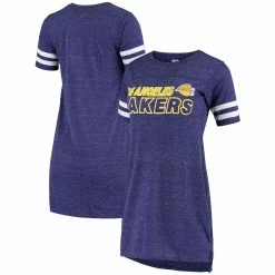 Best reviews of ❤️ Women's Concepts Sport Heathered Purple Los Angeles Lakers Nightshirt 🔥