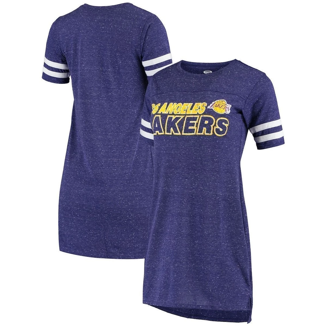 Best reviews of β€οΈ Women's Concepts Sport Heathered Purple Los Angeles Lakers Nightshirt π₯ - Image 2