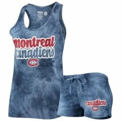 Promo π Women's Concepts Sport Navy Montreal Canadiens Billboard Racerback Tank Top & Shorts Set π