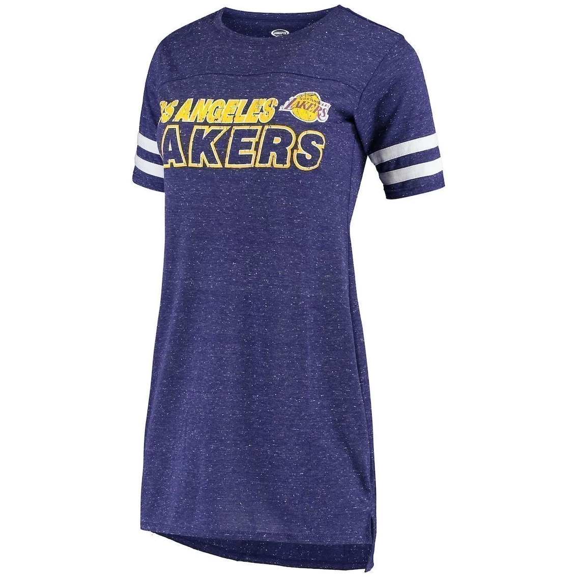 Best reviews of β€οΈ Women's Concepts Sport Heathered Purple Los Angeles Lakers Nightshirt π₯ - Image 3