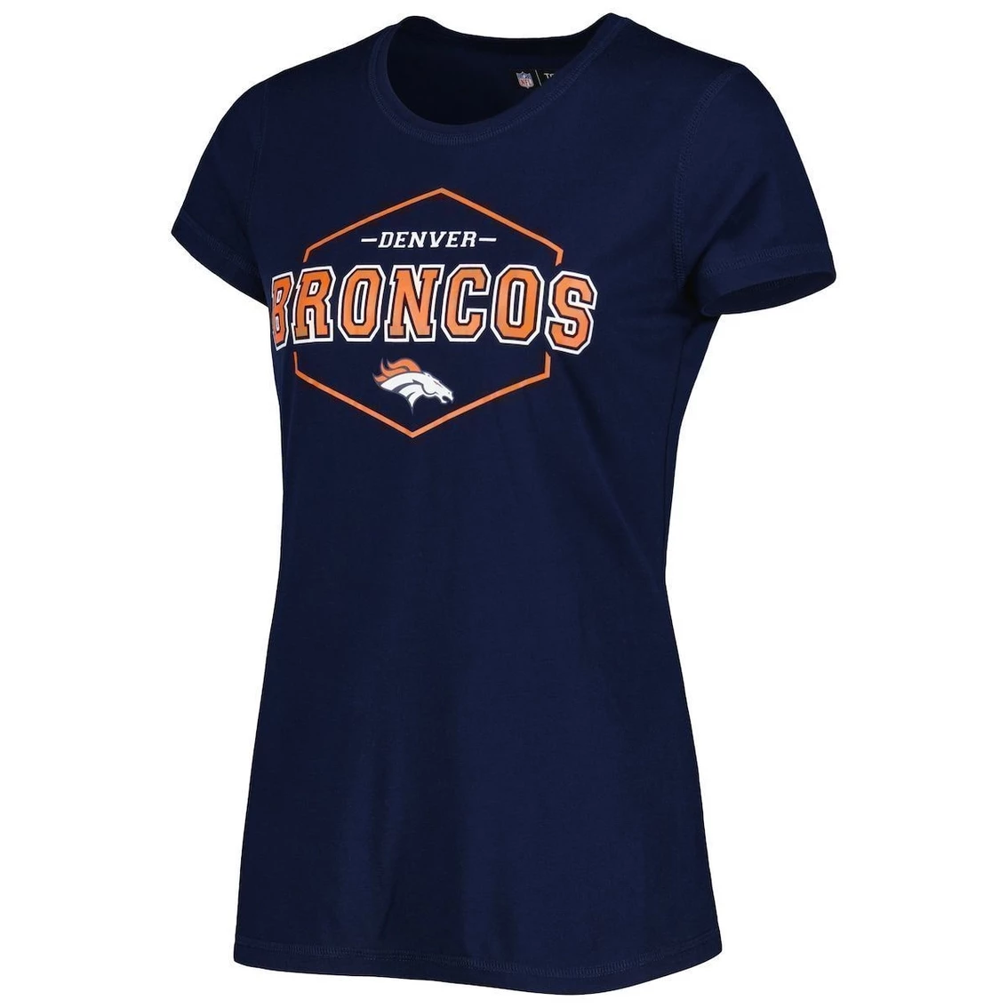 Cheap π Women's Concepts Sport Navy/Orange Denver Broncos Badge T-Shirt & Pants Sleep Set π - Image 3