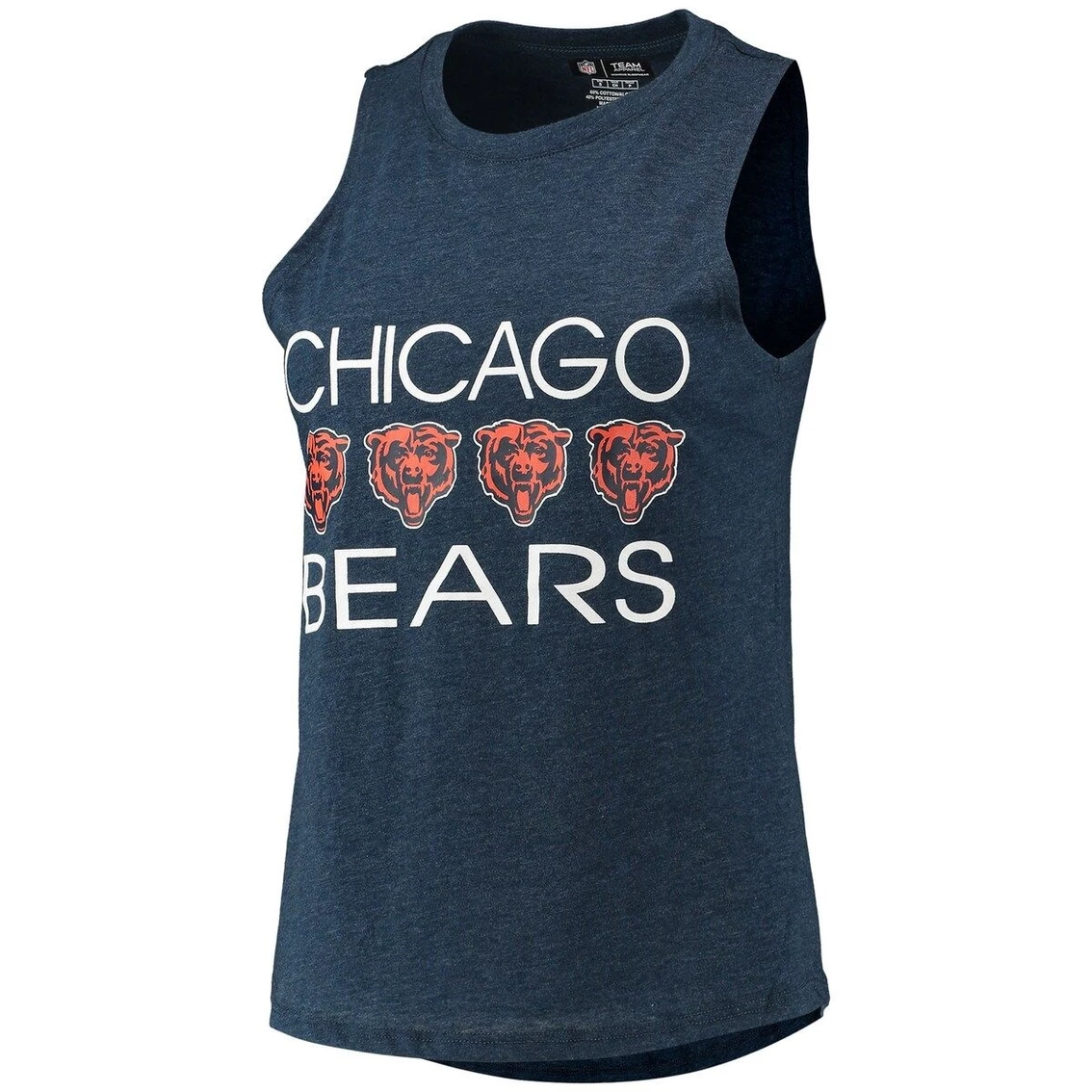 Hot Sale π Women's Concepts Sport Orange/Navy Chicago Bears Muscle Tank Top & Pants Sleep Set π - Image 3