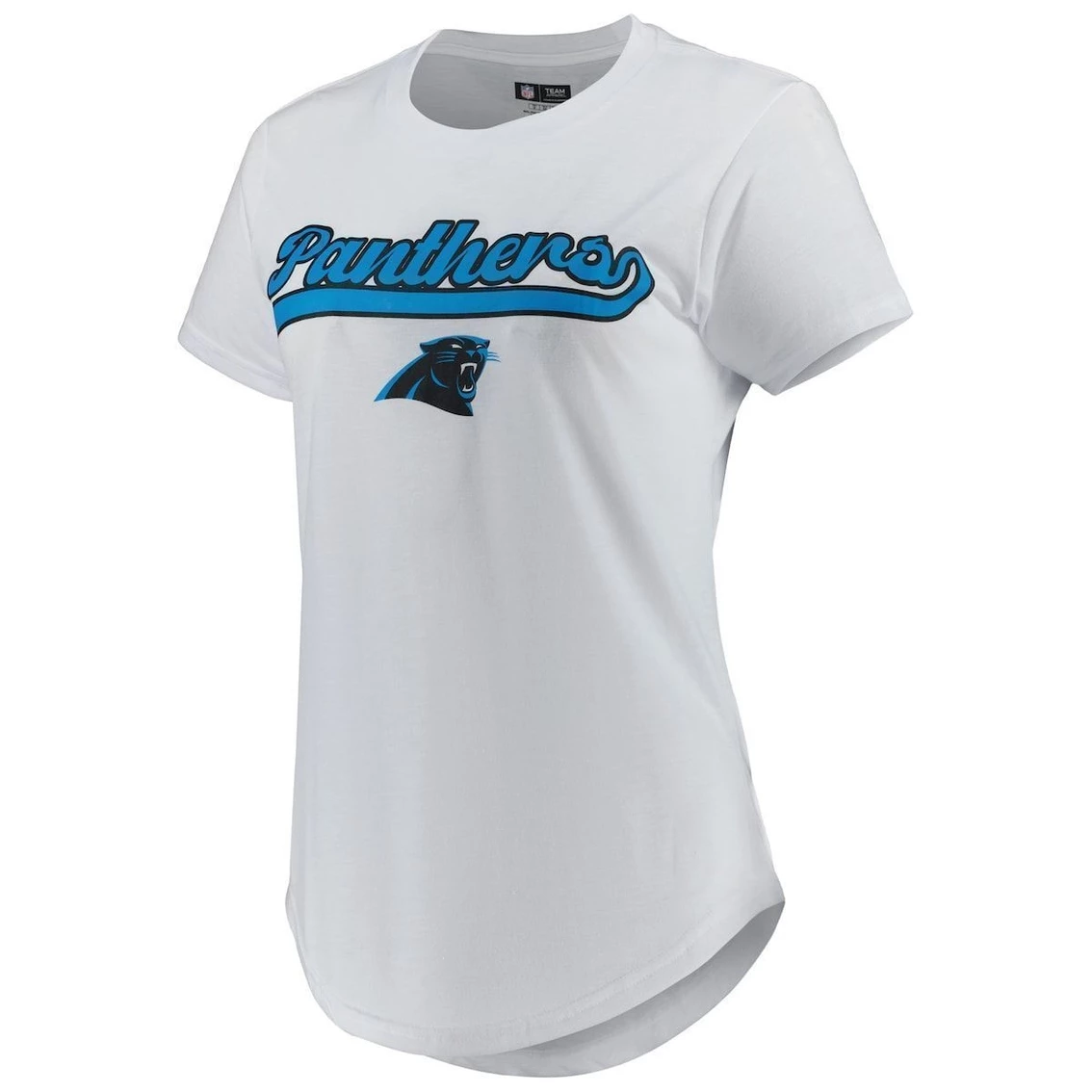 Best Sale π₯° Women's Concepts Sport White/Charcoal Carolina Panthers Sonata T-Shirt & Leggings Sleep Set π€© - Image 3