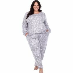 Coupon π White Mark Plus Size 2 Pc. Lounge Set π