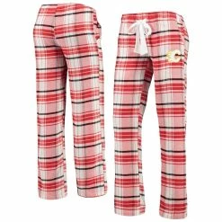 Budget 🌟 Women's Concepts Sport Red/Black Calgary Flames Accolade Flannel Pants 🔔