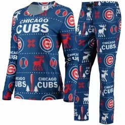 Best Pirce βοΈ Women's FOCO Royal Chicago Cubs Ugly Pajama Set π§¨