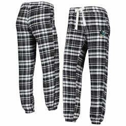 Outlet 🎉 Women's Concepts Sport Black San Jose Sharks Mainstay Flannel Pants 🛒