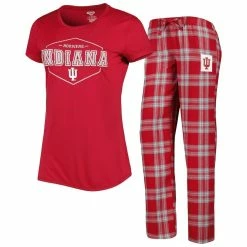 Best reviews of 👏 Women's Concepts Sport Crimson/Gray Indiana Hoosiers Badge T-Shirt & Flannel Pants Sleep Set 😉