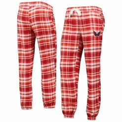 Outlet π Women's Concepts Sport Red Washington Capitals Mainstay Flannel Pants π€©