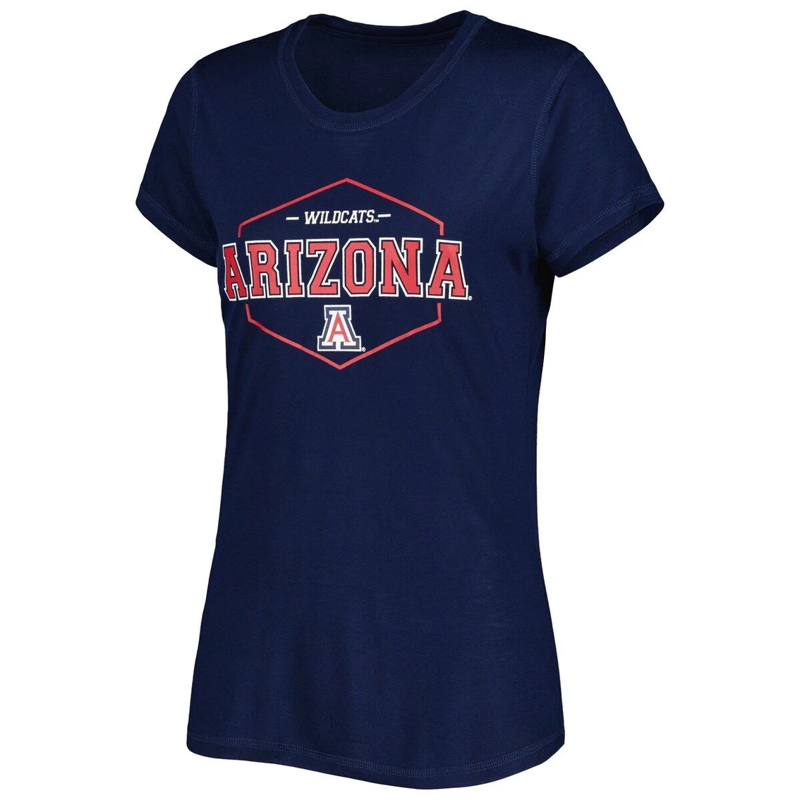 Buy π Women's Concepts Sport Navy/Red Arizona Wildcats Badge T-Shirt & Flannel Pants Sleep Set π - Image 3