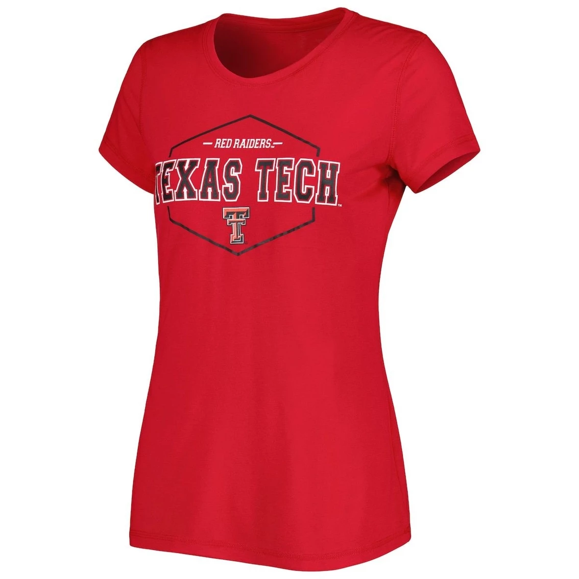 Hot Sale π Women's Concepts Sport Red/Black Texas Tech Red Raiders Badge T-Shirt & Flannel Pants Sleep Set π - Image 3