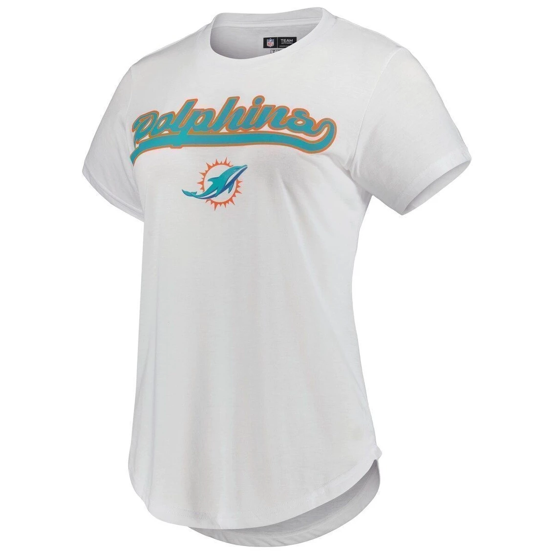 Buy π₯° Women's Concepts Sport White/Charcoal Miami Dolphins Sonata T-Shirt & Leggings Sleep Set β¨ - Image 3