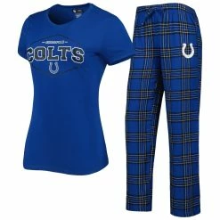 Best deal β Women's Concepts Sport Royal/Black Indianapolis Colts Badge T-Shirt & Pants Sleep Set β¨