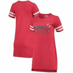 Wholesale π Women's Concepts Sport Red New Jersey Devils Satellite Nightshirt π