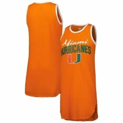 Best deal π€© Women's Concepts Sport Orange Miami Hurricanes Tank Nightshirt βοΈ