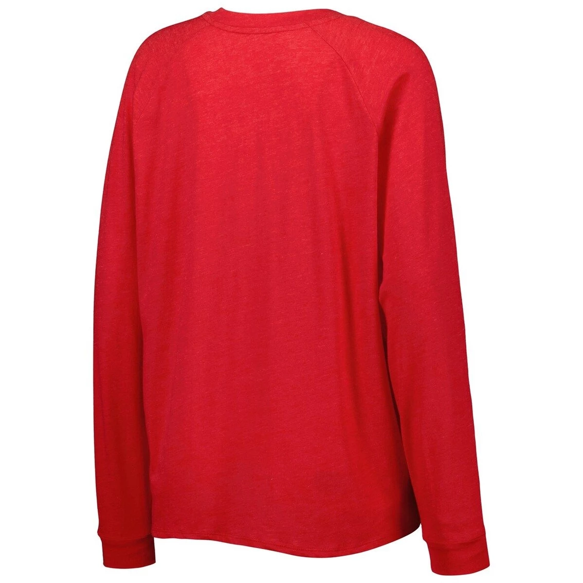 Outlet β¨ Women's Concepts Sport Heathered Red Liverpool Meter Raglan Long Sleeve T-Shirt & Shorts Sleep Set π - Image 4
