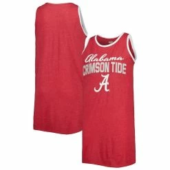 Wholesale π Women's Concepts Sport Crimson Alabama Crimson Tide Tank Nightshirt π―