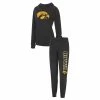 Best reviews of 👏 Women's Concepts Sport Black Iowa Hawkeyes Long Sleeve Hoodie T-Shirt & Pants Sleep Set ❤️