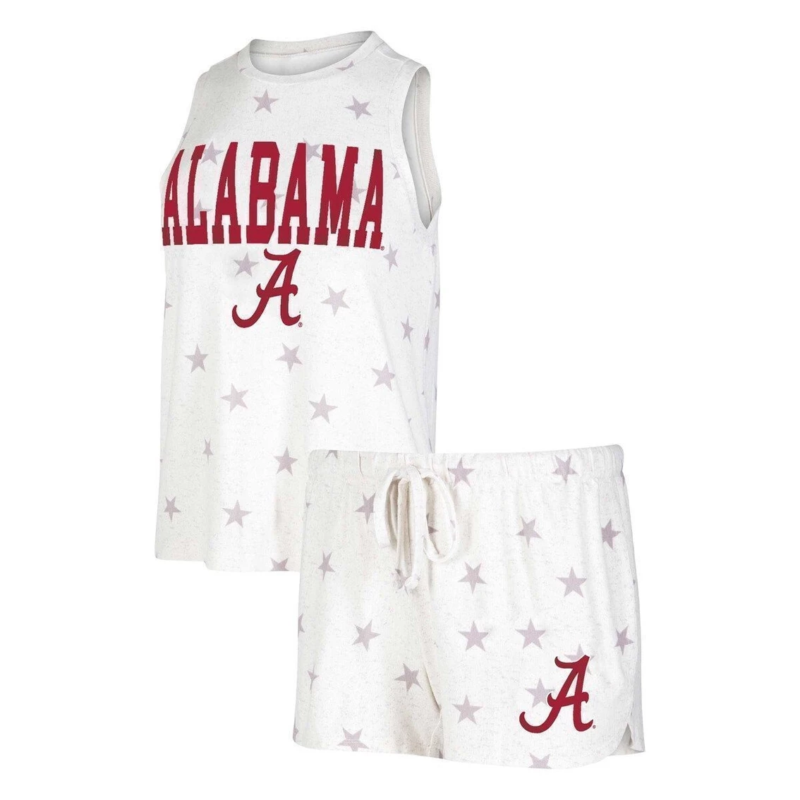 Buy β Women's Concepts Sport Cream Alabama Crimson Tide Agenda Stars Tank Top And Shorts Sleep Set β¨