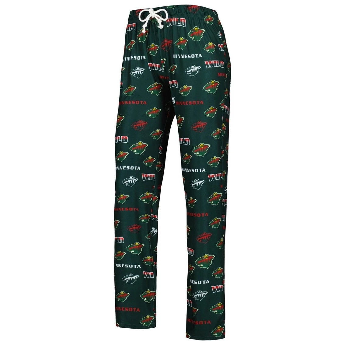 Hot Sale π Women's Concepts Sport Green Minnesota Wild Breakthrough Allover Logo Sleep Pants β¨ - Image 3