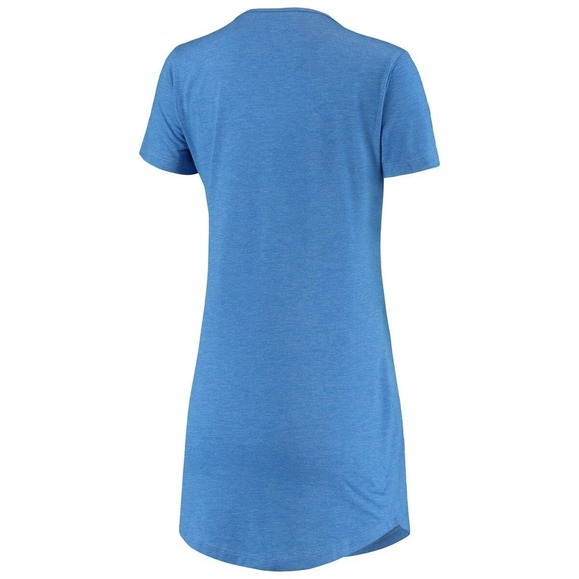 Best Sale π₯° Women's Concepts Sport Heathered Royal Chicago Cubs Crescent Tri-Blend Notch Neck Nightshirt π - Image 4