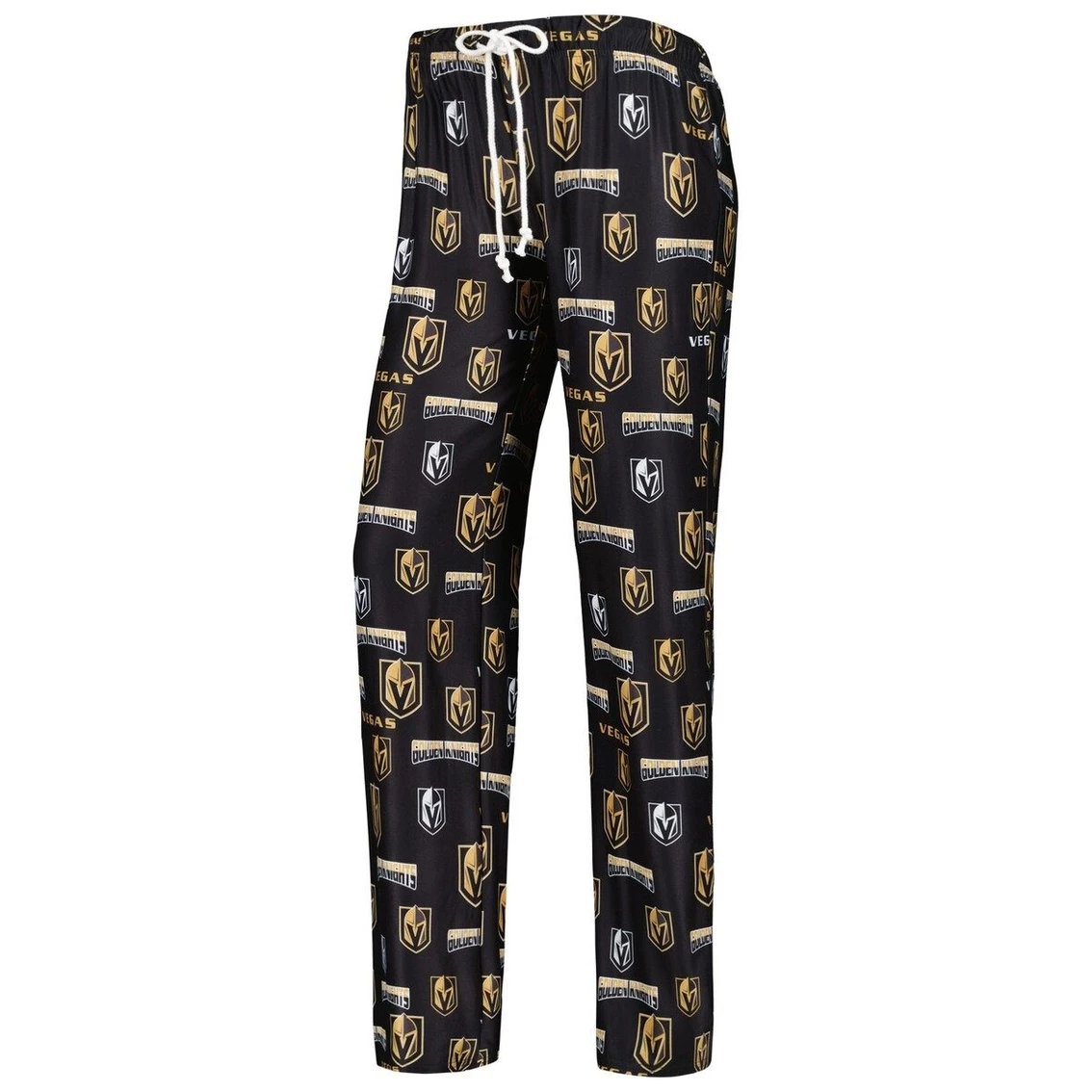 Top 10 βοΈ Women's Concepts Sport Black Vegas Golden Knights Breakthrough Allover Logo Sleep Pants β¨ - Image 3