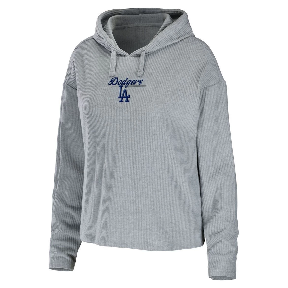 Deals βοΈ Women's WEAR By Erin Andrews Heather Gray Los Angeles Dodgers Logo Pullover Hoodie & Pants Sleep Set π― - Image 3