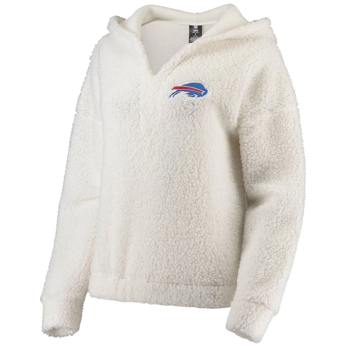 Deals π Women's Concepts Sport Cream Buffalo Bills Fluffy Hoodie Top & Shorts Set βοΈ - Image 3