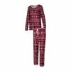 Best Sale 🥰 Women's Concepts Sport Garnet Florida State Seminoles Flurry Ugly Sweater Long Sleeve T-Shirt & Pants Sleep Set 🎁