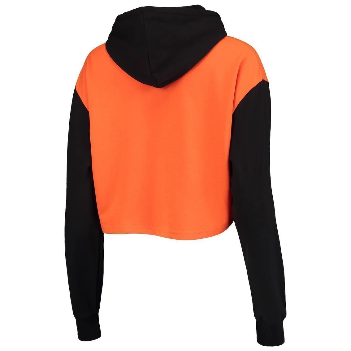 Wholesale π Women's FOCO Orange/Black San Francisco Giants Color-Block Pullover Hoodie & Shorts Lounge Set β - Image 4