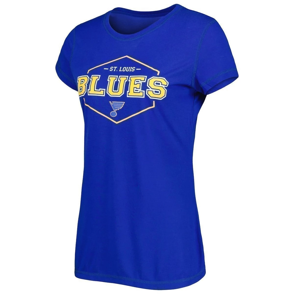 Best reviews of β Women's Concepts Sport Blue/Gold St. Louis Blues Badge T-Shirt & Pants Sleep Set π€© - Image 3