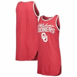 Coupon ⭐ Women's Concepts Sport Crimson Oklahoma Sooners Tank Nightshirt ❤️