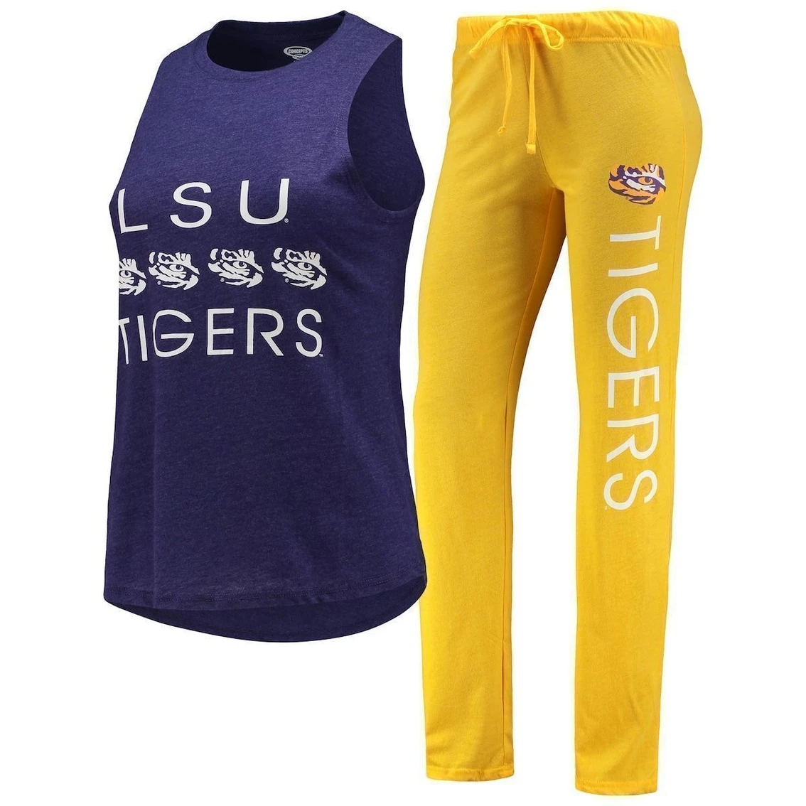 Flash Sale β Women's Concepts Sport Gold/Purple LSU Tigers Tank Top & Pants Sleep Set π₯