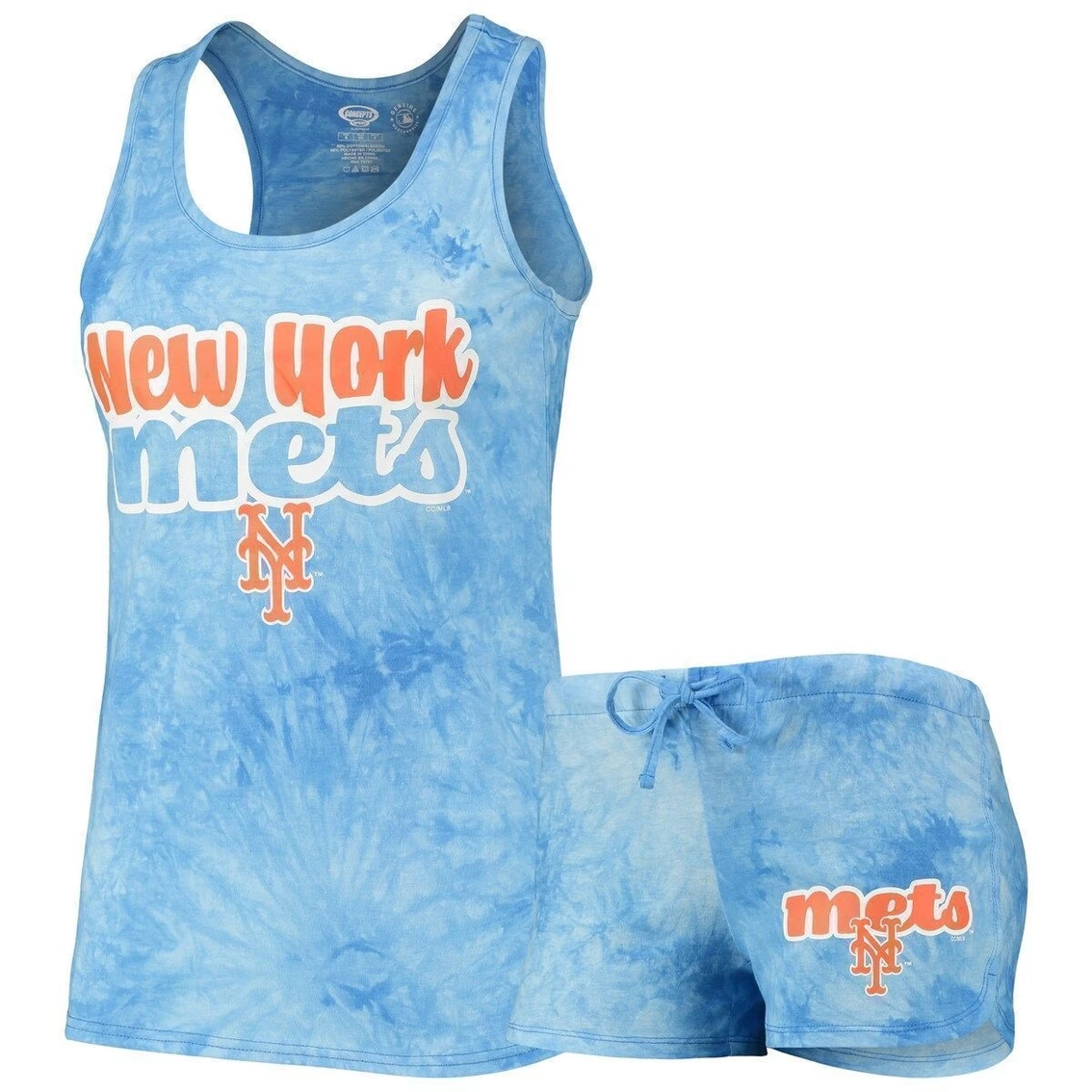 Best Pirce π₯° Women's Concepts Sport Royal New York Mets Billboard Racerback Tank Top & Shorts Set π