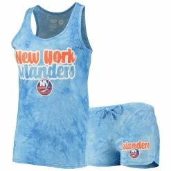 Best Sale 🛒 Women's Concepts Sport Royal New York Islanders Billboard Racerback Tank Top & Shorts Set 🔔