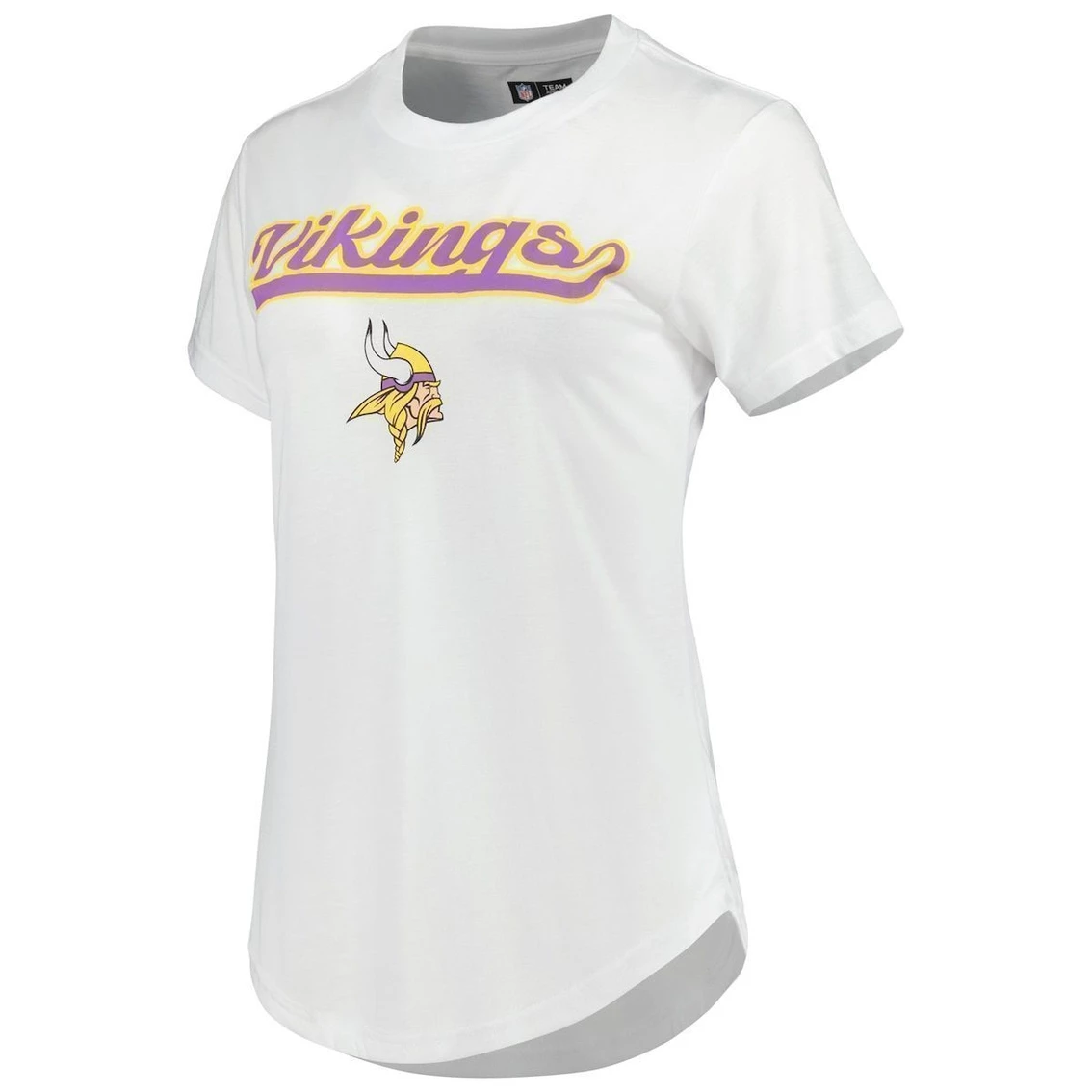 Hot Sale π Women's Concepts Sport White/Charcoal Minnesota Vikings Sonata T-Shirt & Leggings Sleep Set π― - Image 3
