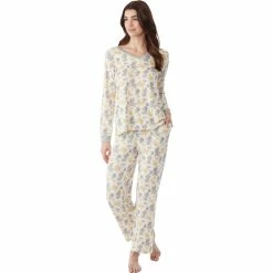 Cheap π Rene Rofe Soft And Easy Pajama Set Cream Pine π―
