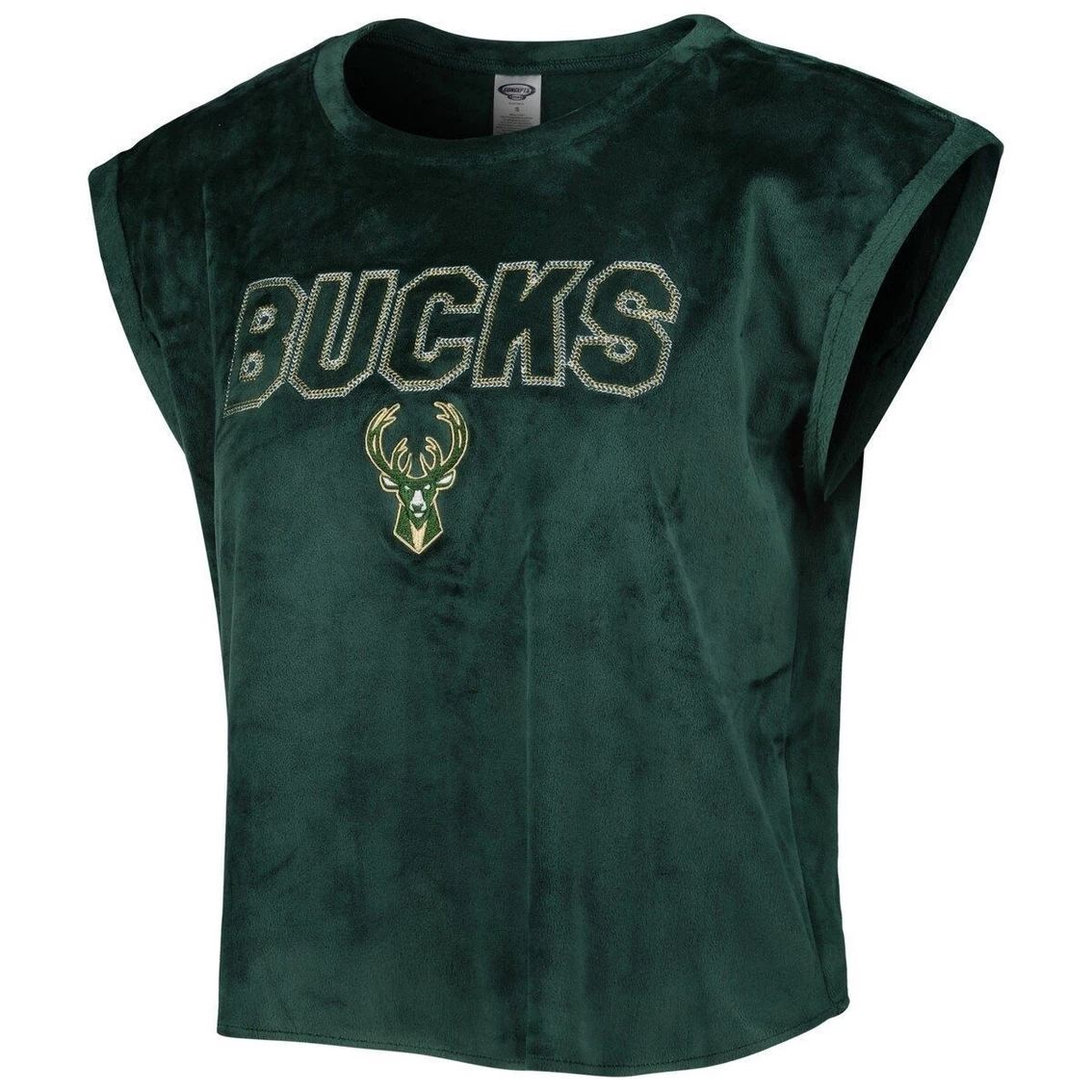 Flash Sale π Women's Concepts Sport Hunter Green Milwaukee Bucks Intermission T-Shirt & Shorts Sleep Set β - Image 3