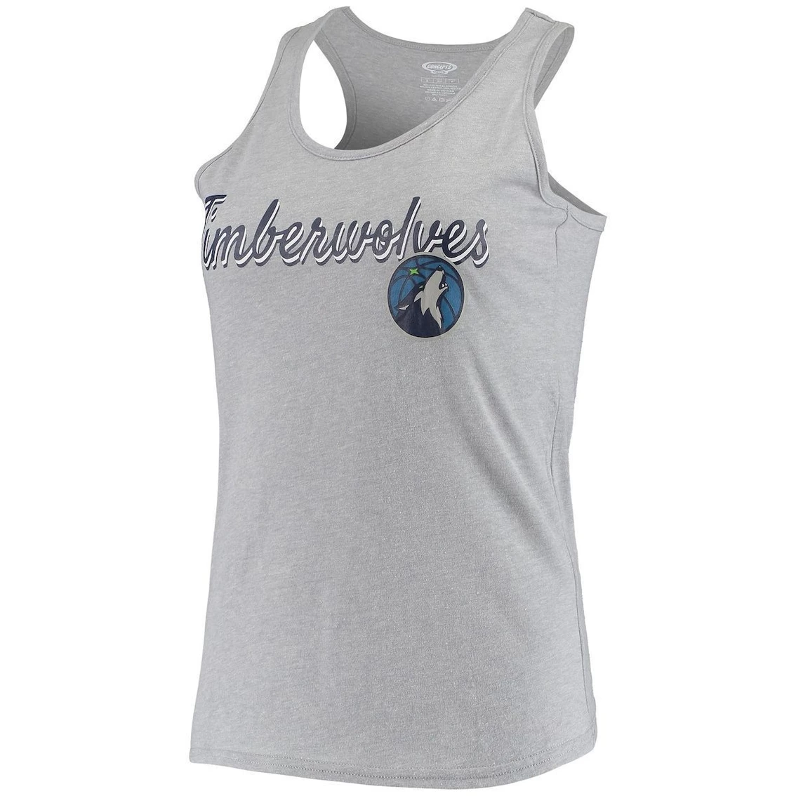 Cheap π Women's Concepts Sport Heathered Gray/Heathered Navy Minnesota Timberwolves Anchor Tank Top & Shorts Sleep Set β¨ - Image 3