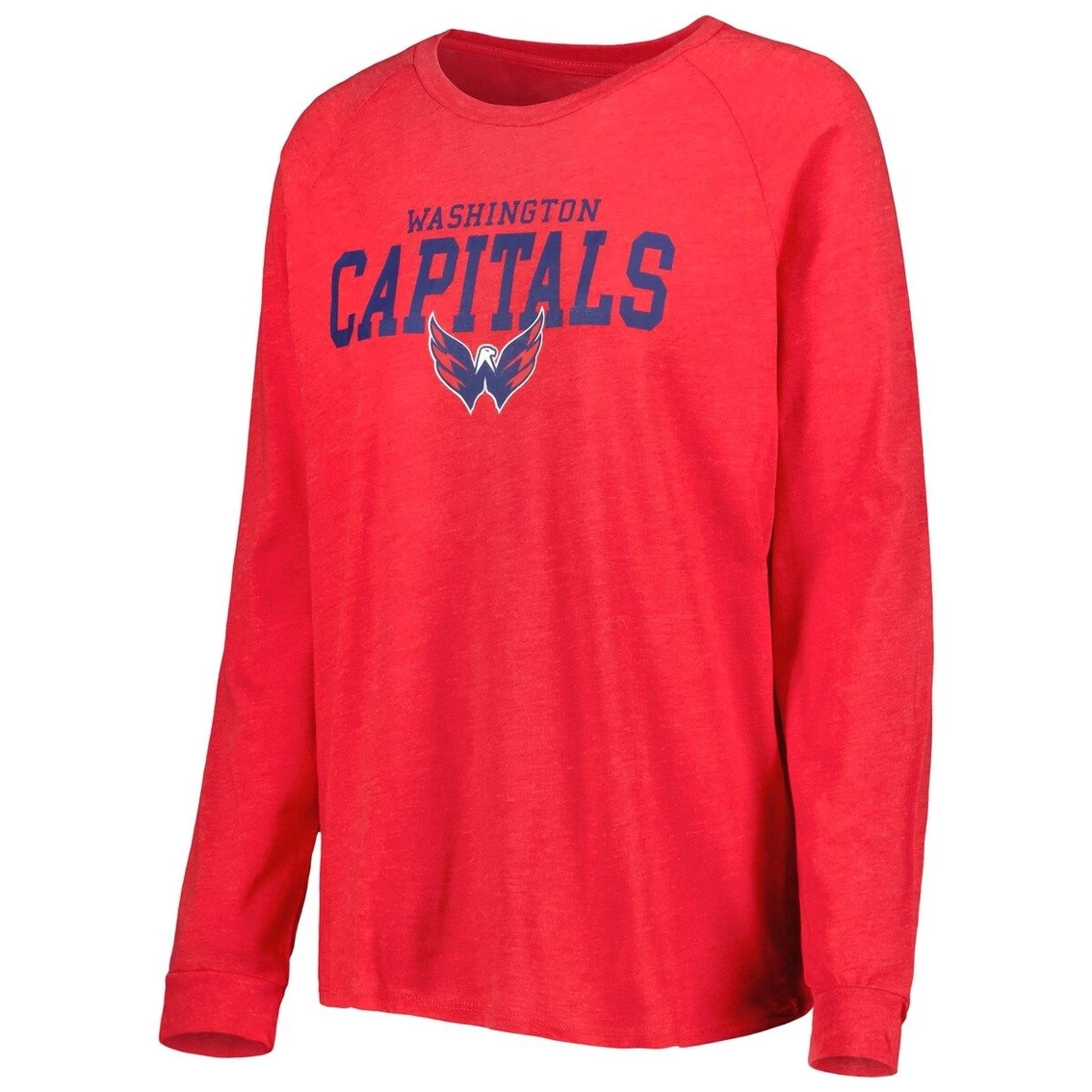 Top 10 π Women's Concepts Sport Heather Red Washington Capitals Meter Knit Raglan Long Sleeve T-Shirt & Shorts Sleep Set π - Image 3