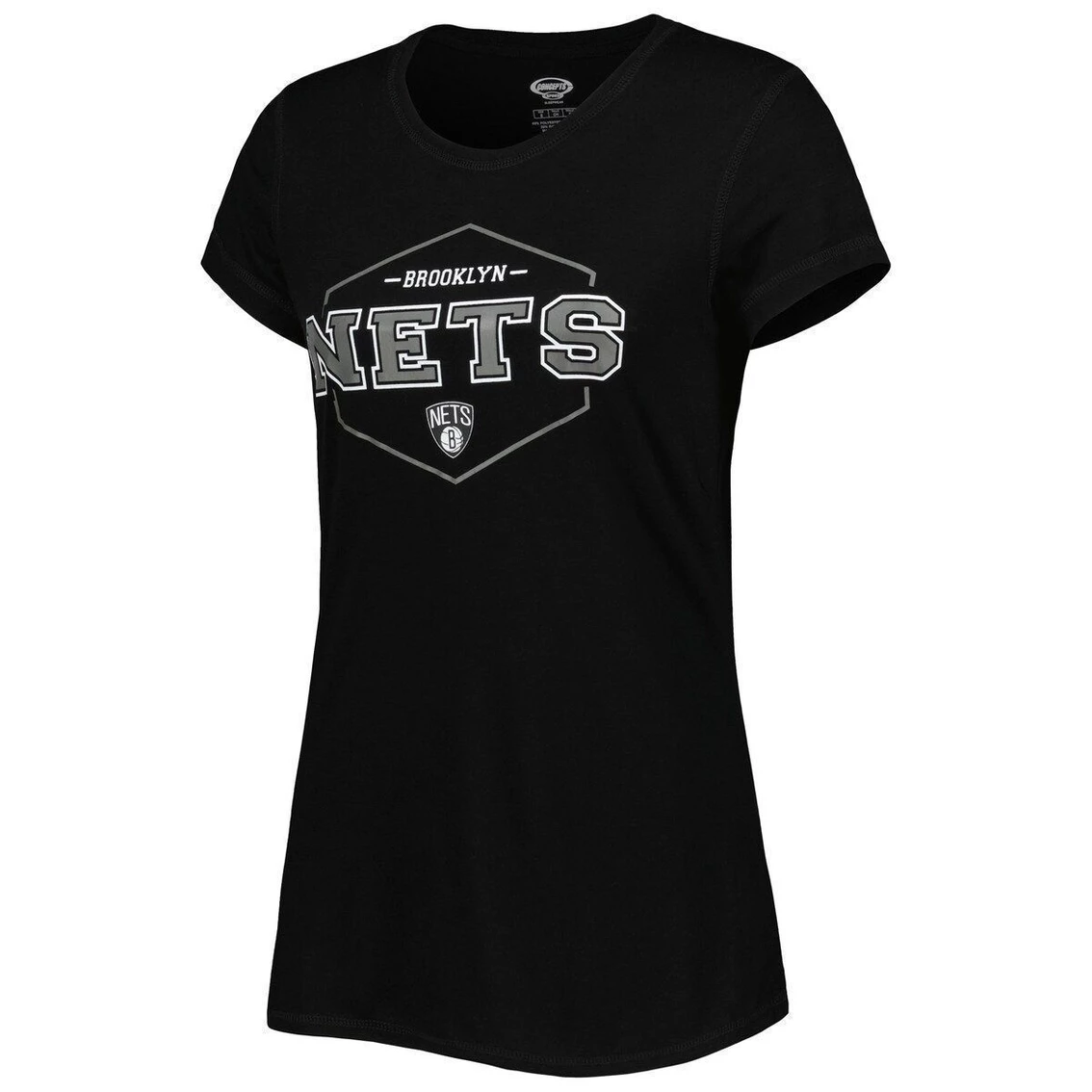 Budget π€© Women's Concepts Sport Black/Gray Brooklyn Nets Badge T-Shirt & Pajama Pants Sleep Set π - Image 3