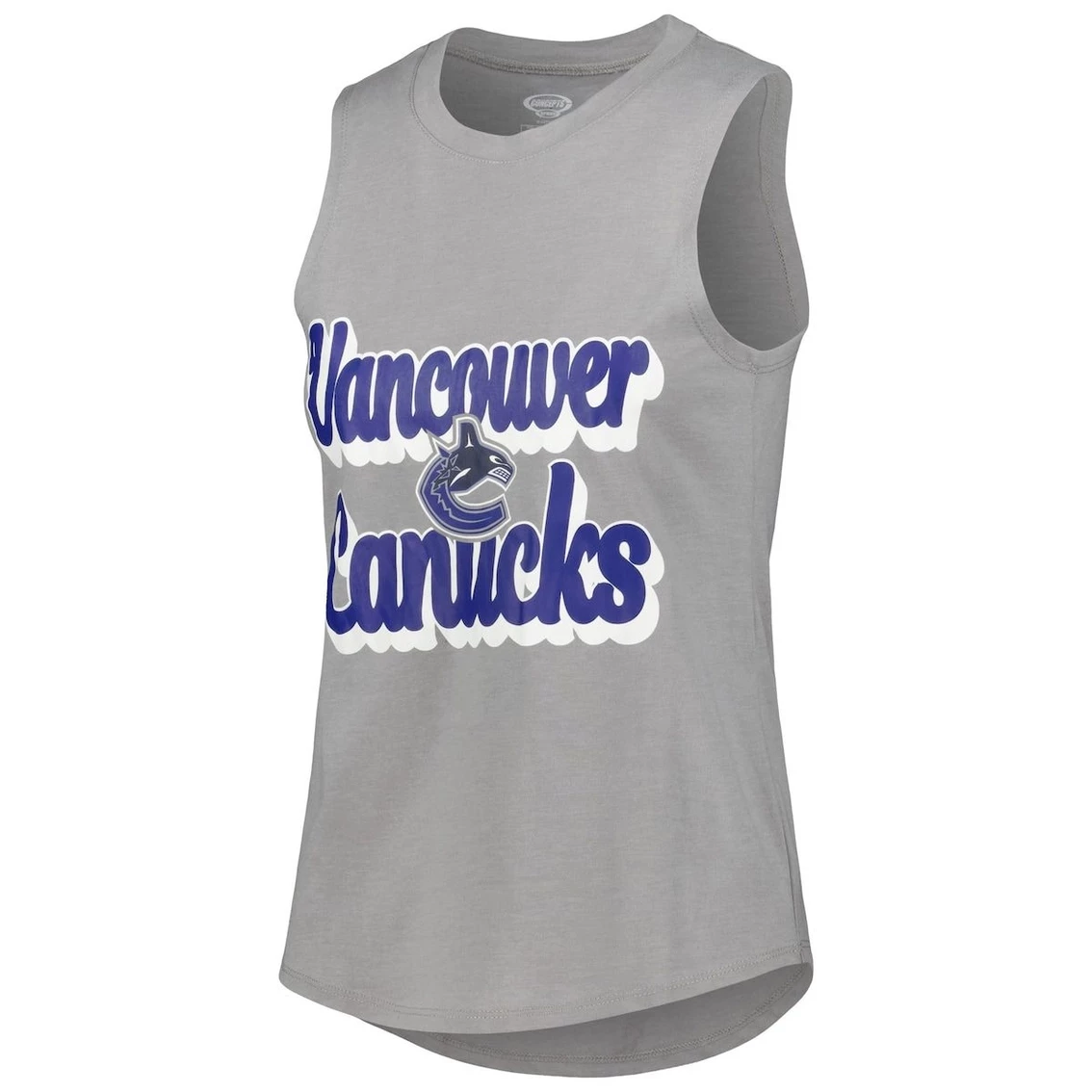 New β€οΈ Women's Concepts Sport Heather Gray/Heather Navy Vancouver Canucks Meter Muscle Tank Top & Pants Sleep Set β¨ - Image 3