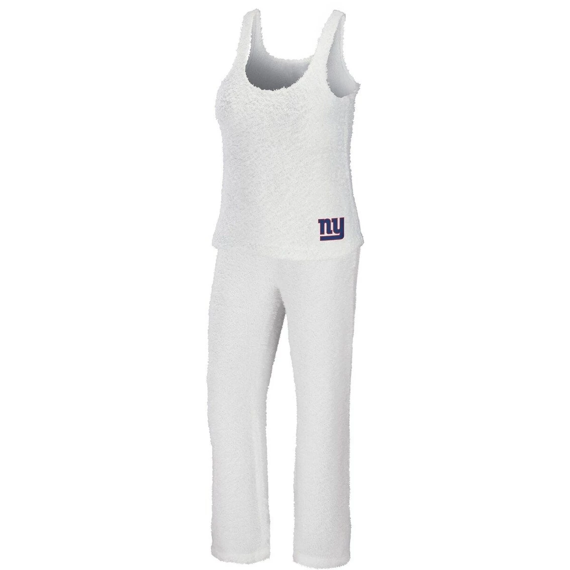 Best Pirce β Women's WEAR By Erin Andrews Cream New York Giants Cozy Scoop Neck Tank Top & Pants Sleep Set π - Image 2