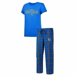 Best reviews of ✨ Women's Concepts Sport Royal Kansas City Royals Badge T-Shirt & Pajama Pants Sleep Set ⭐