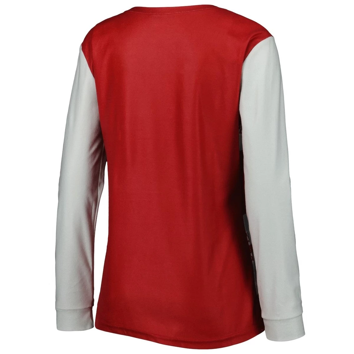 Outlet π₯ Women's FOCO Crimson Alabama Crimson Tide Ugly Long Sleeve T-Shirt & Pajama Pants Sleep Set π - Image 4