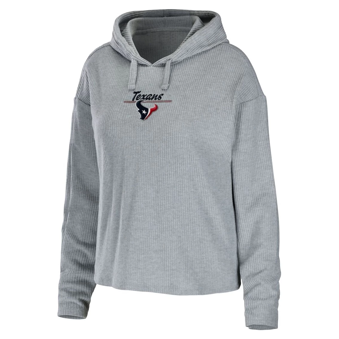 Discount π Women's WEAR By Erin Andrews Heathered Gray Houston Texans Pullover Hoodie & Pants Lounge Set π - Image 3